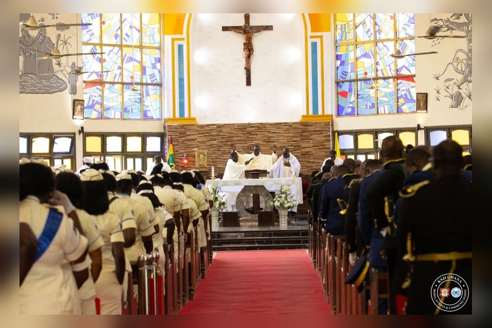 Accra West Grand Commandery at Mass