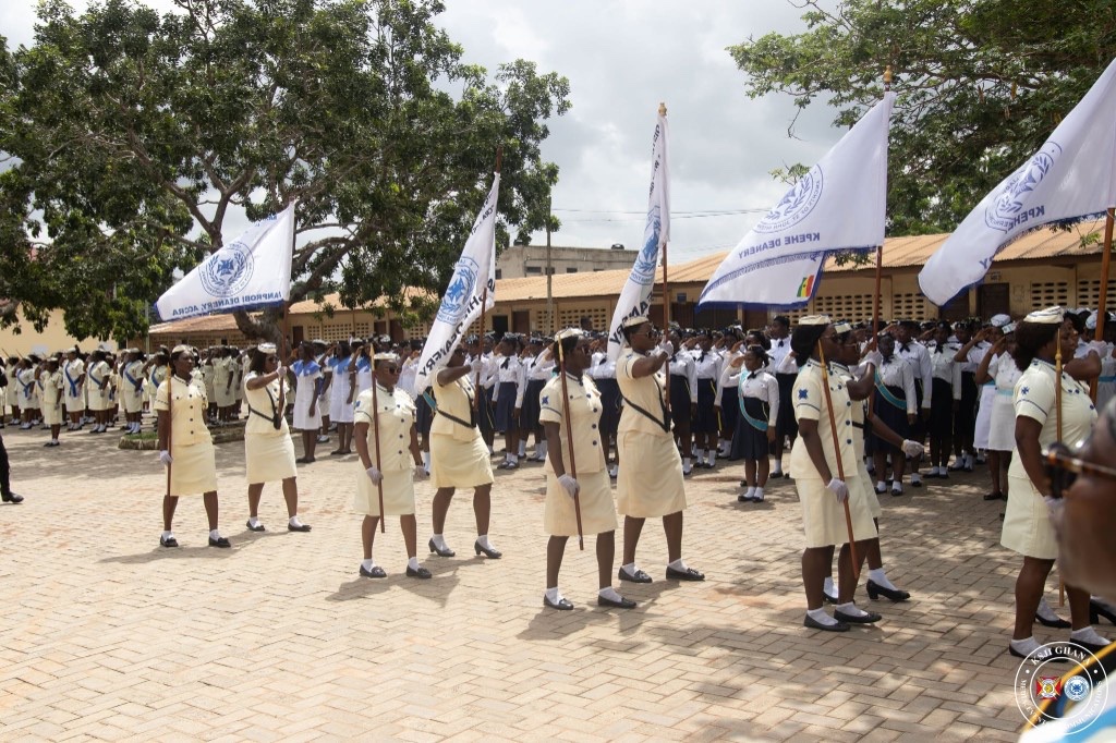 Ladies Auxiliary deanery formation on parade ground