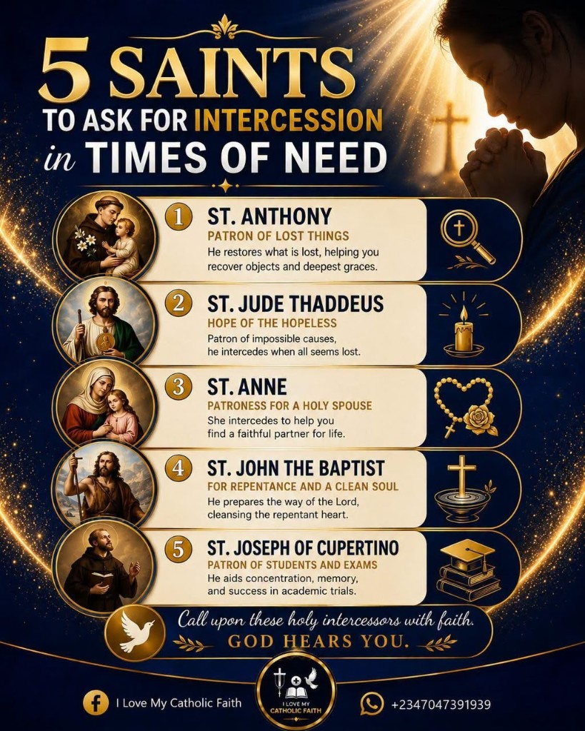 5 Saints to Ask for Intercession in Times of Need